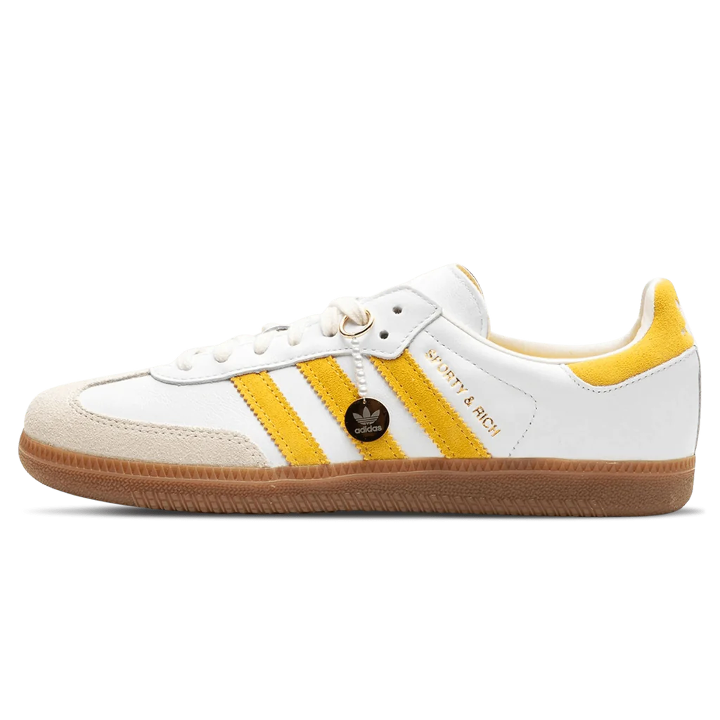 adidas x Sporty Rich Samba OG White Bold Gold SneakerSafe