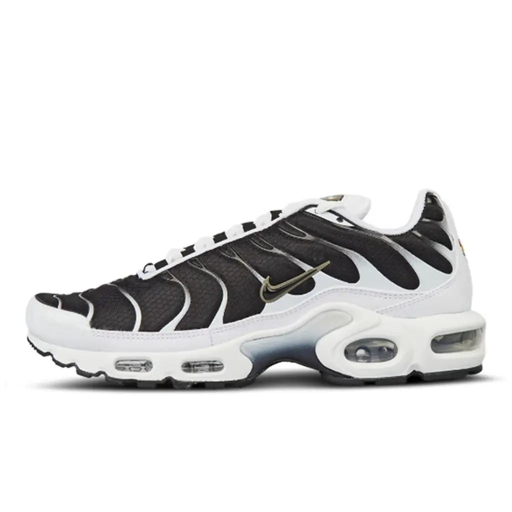 Nike Air Max Plus White Black Metallic Pewter SneakerSafe