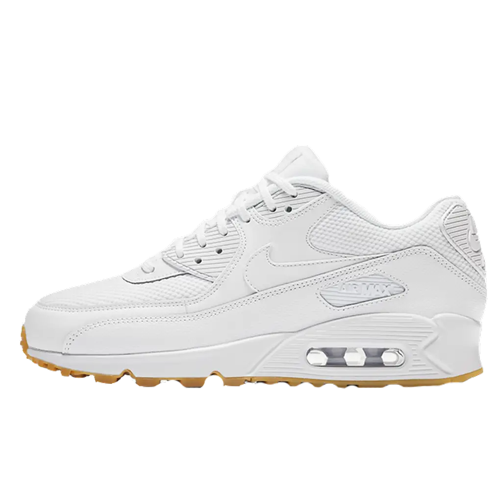 Air max 90 white gum shop