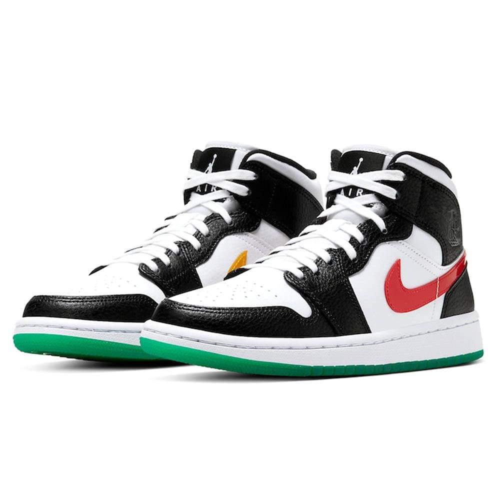 Lucid Green Black Green Yellow And Red Jordans Air Jordan Mid