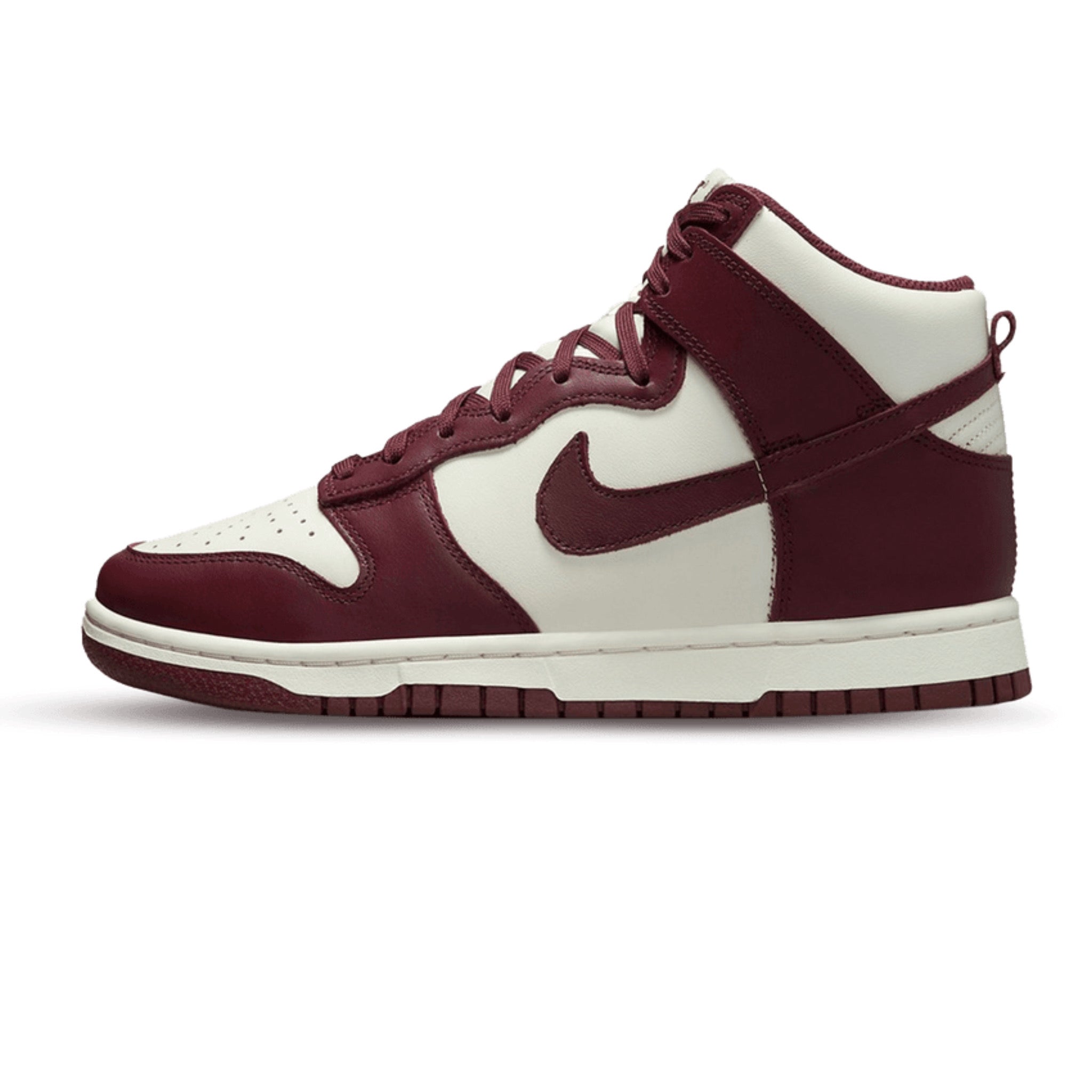 burgundy nike dunks