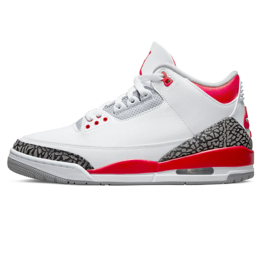 Jordan 3 store black and red