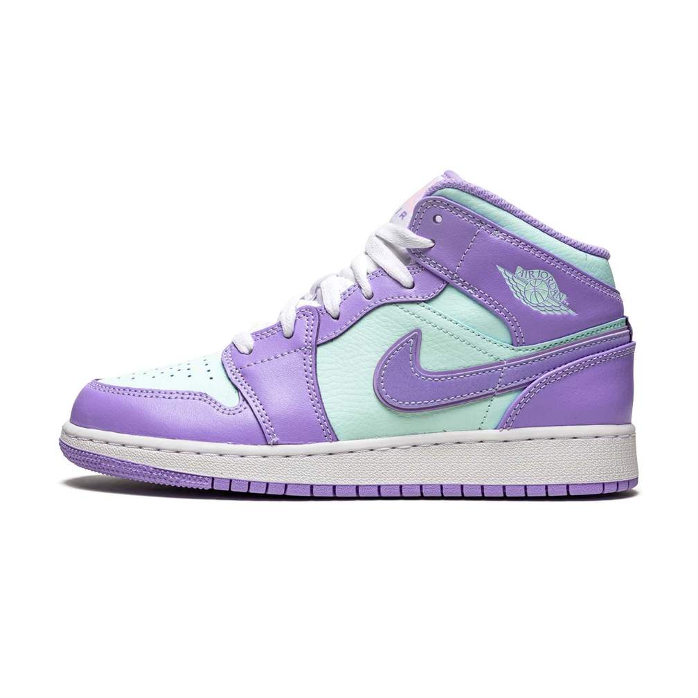 Air Jordan 1 Mid Purple Aqua SneakerSafe