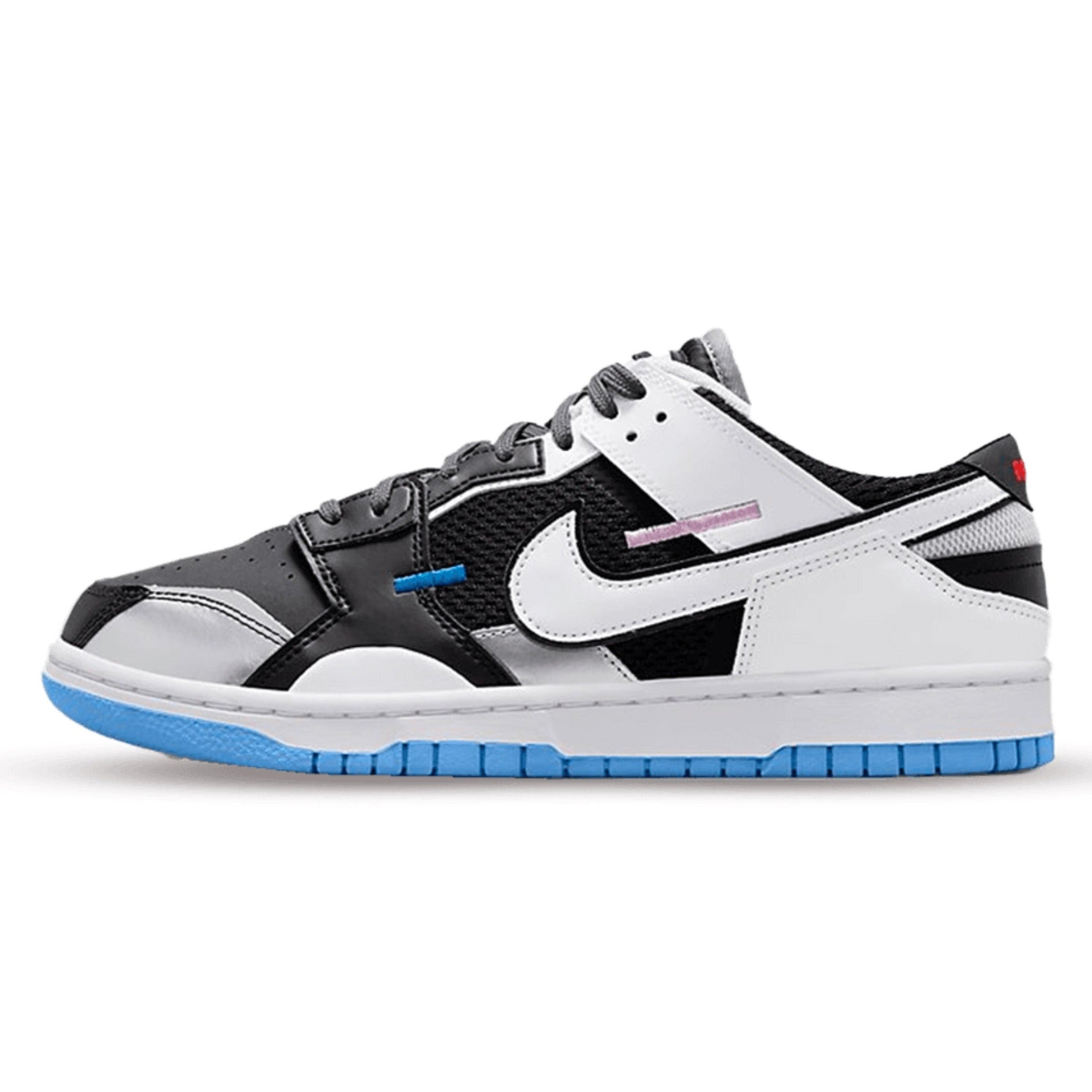 Nike Dunk Low Scrap Mismatch White Black SneakerSafe