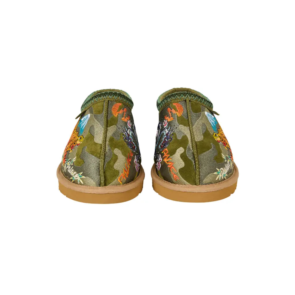 靴 PALACE UGG Tasman Slipper Olive camo 28 UGG Tasman Slipper Palace Burnt Olive Camo - Trainers
