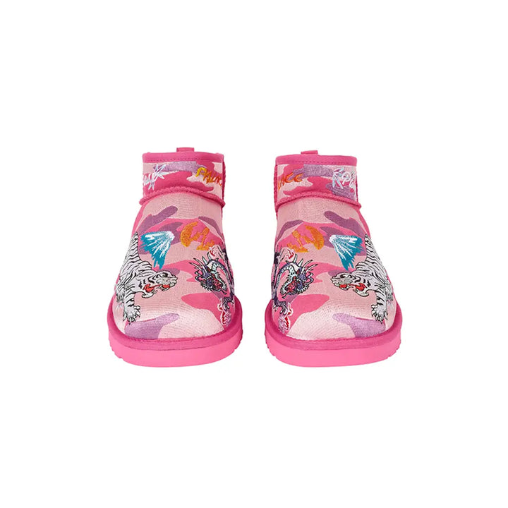 【UGG x Palace】 正規品★ (W) Ultra Mini Boot Pink Camo UGG Classic Ultra Mini Boot Palace Pink Camo Men's - 1172071