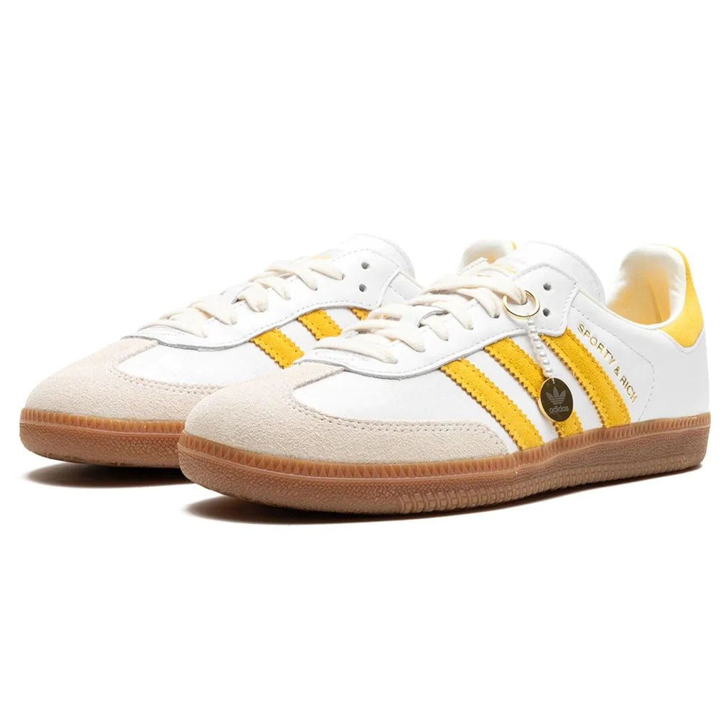 adidas gazelle silver green womens Adidas x Sporty & Rich Samba OG Shoes  Extra Butter