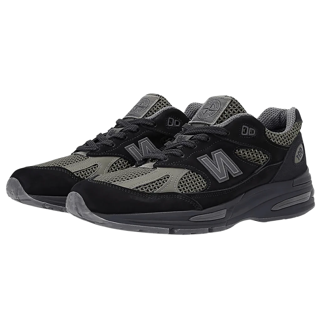 New Balance x Stone Island MiUK 991v2 'Black' – SneakerSafe