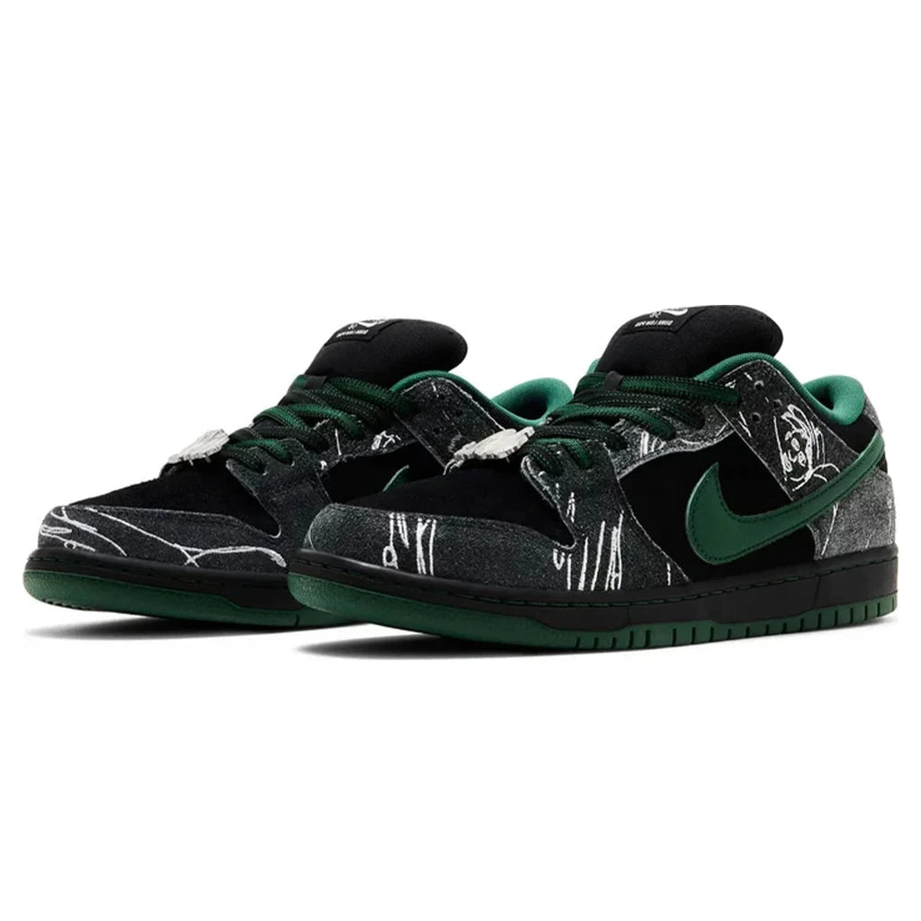 【Nike x There】 SB Dunk Low Pro Anthracite and Gorge Green Nike x There Skateboard SB Dunk Low Pro 'Anthracite Gorge