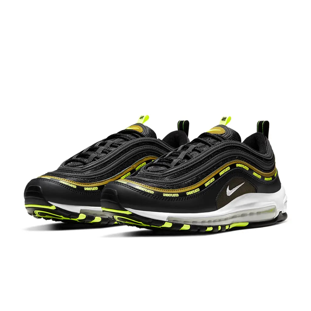 スニーカー UNDEFEATED air max 97 BLACK volt Nike x Undefeated Air Max 97 'Black Volt' – SneakerSafe