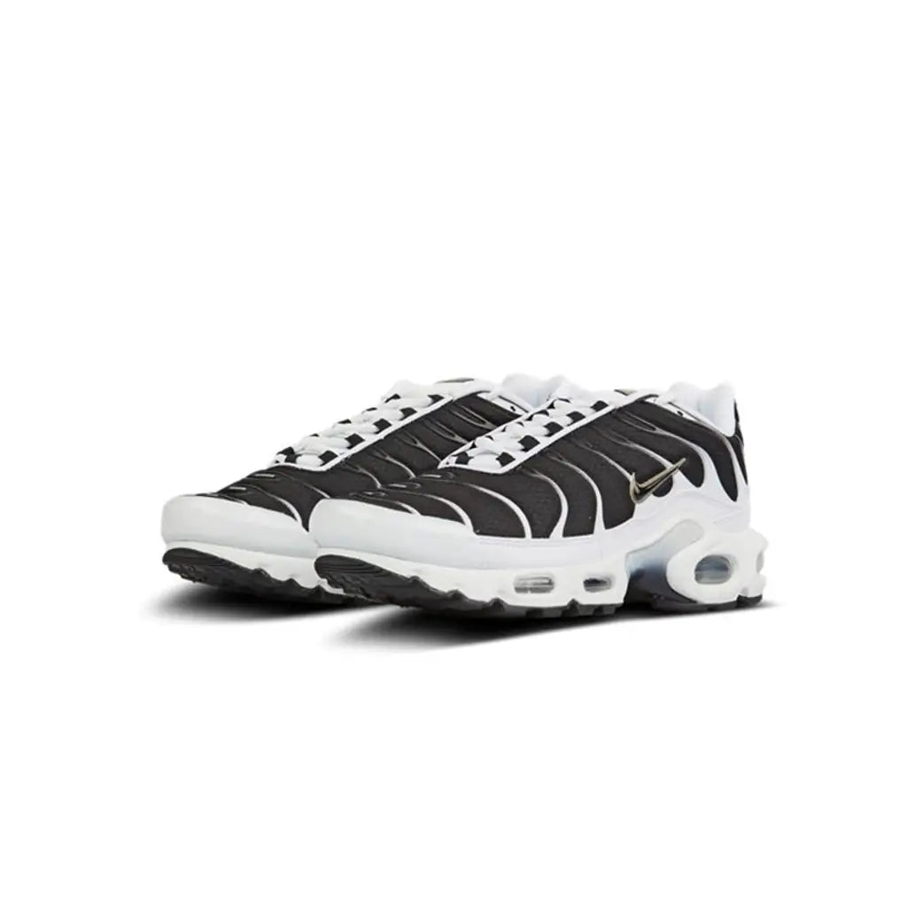 Nike Air Max Plus White Black Metallic Pewter SneakerSafe