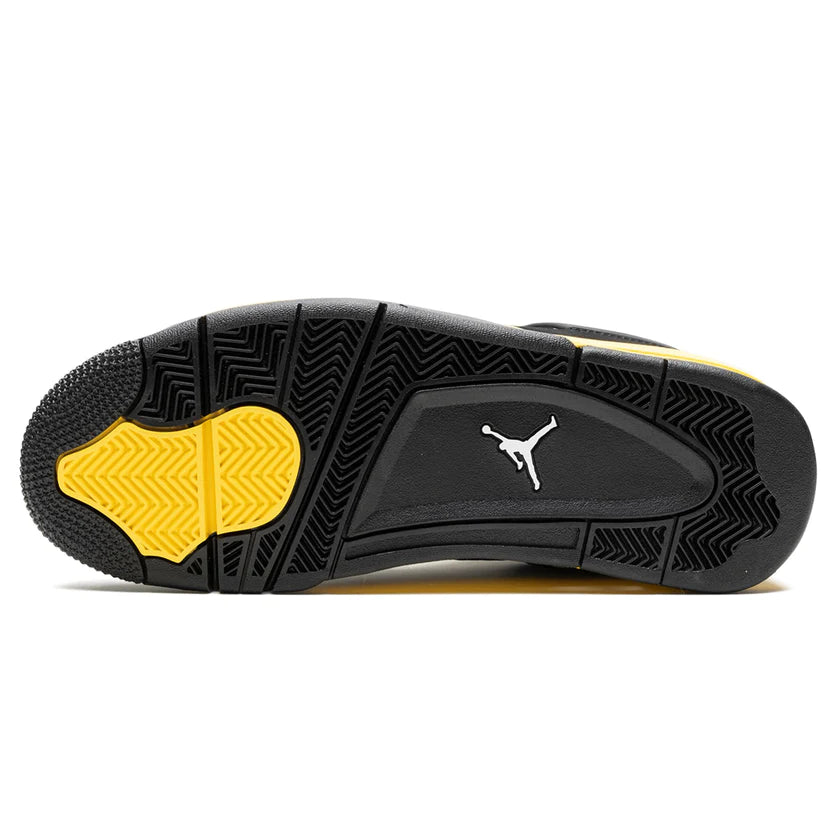 Black and yellow jordan 4s best sale