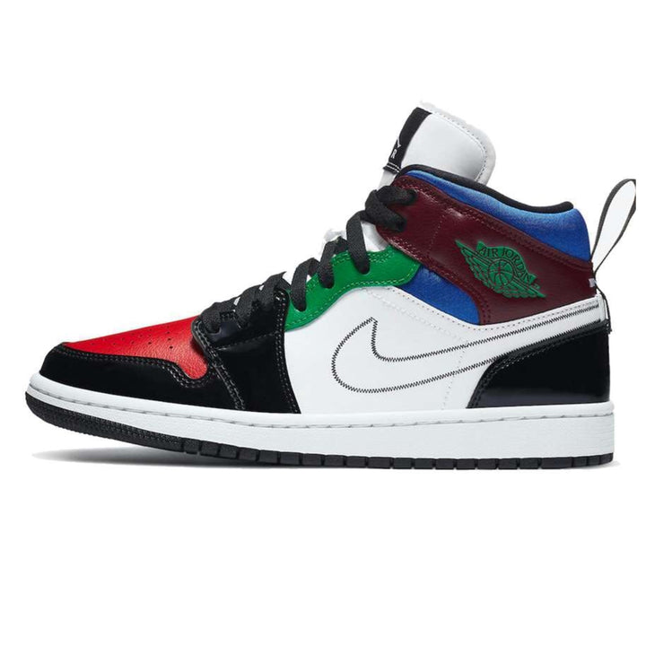 mismatched colorful air jordan 1