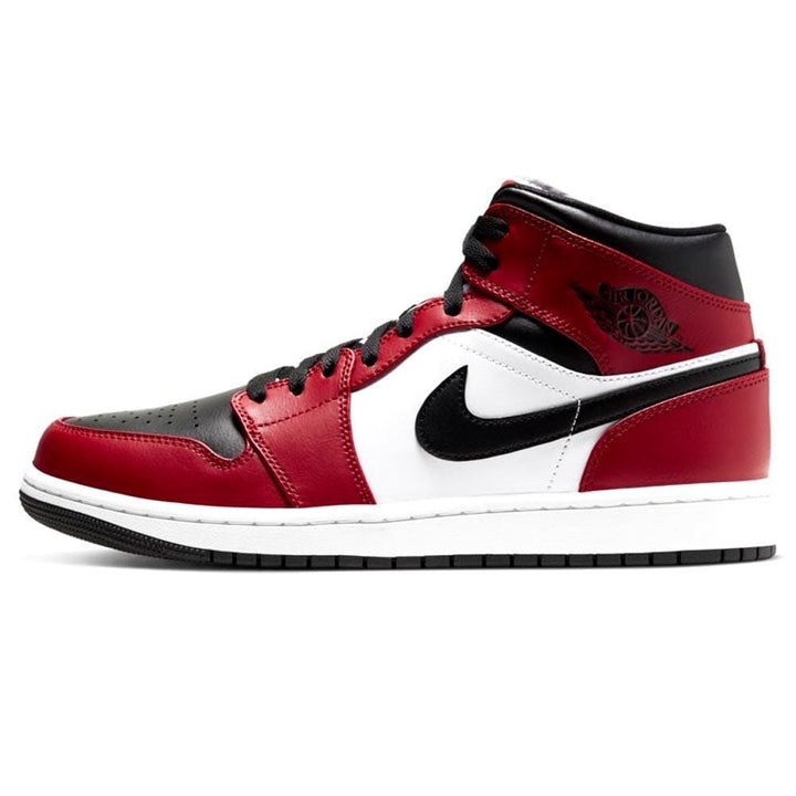 Air Jordan 1 Mid Chicago Black Toe SneakerSafe