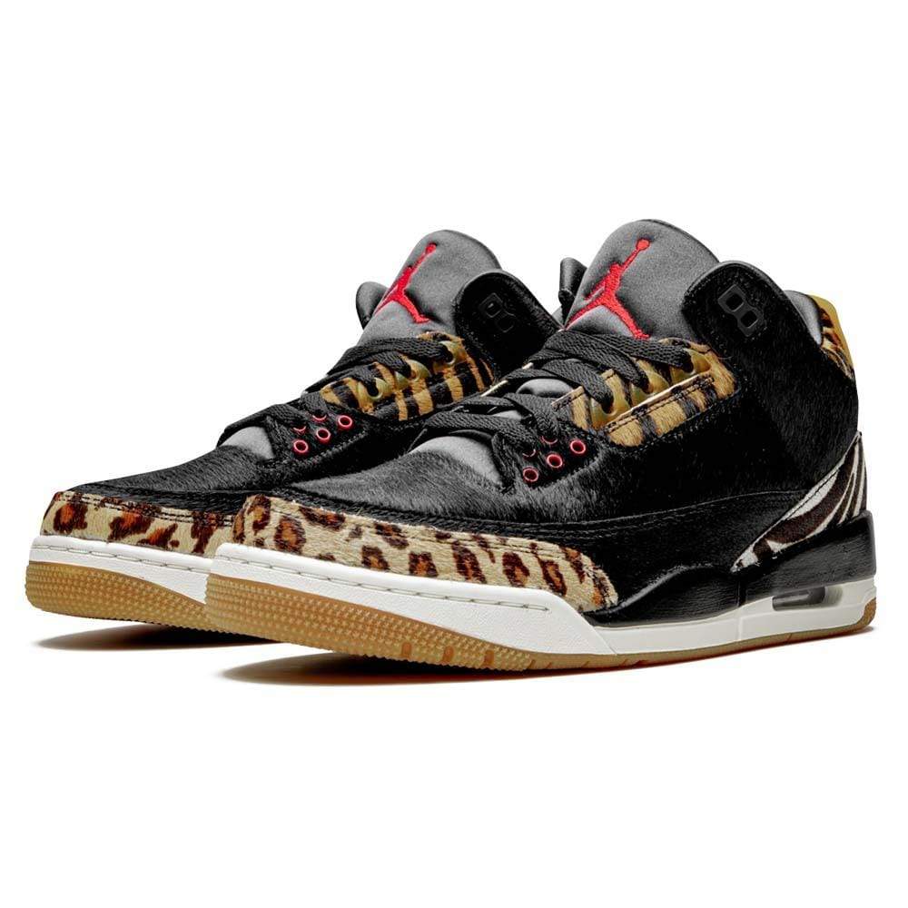 animal print air jordans