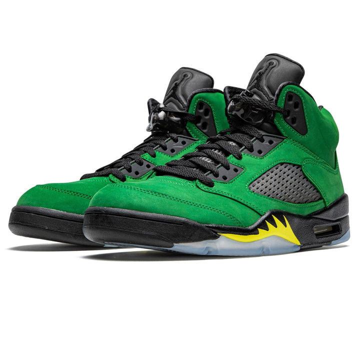 jordan 5 green yellow
