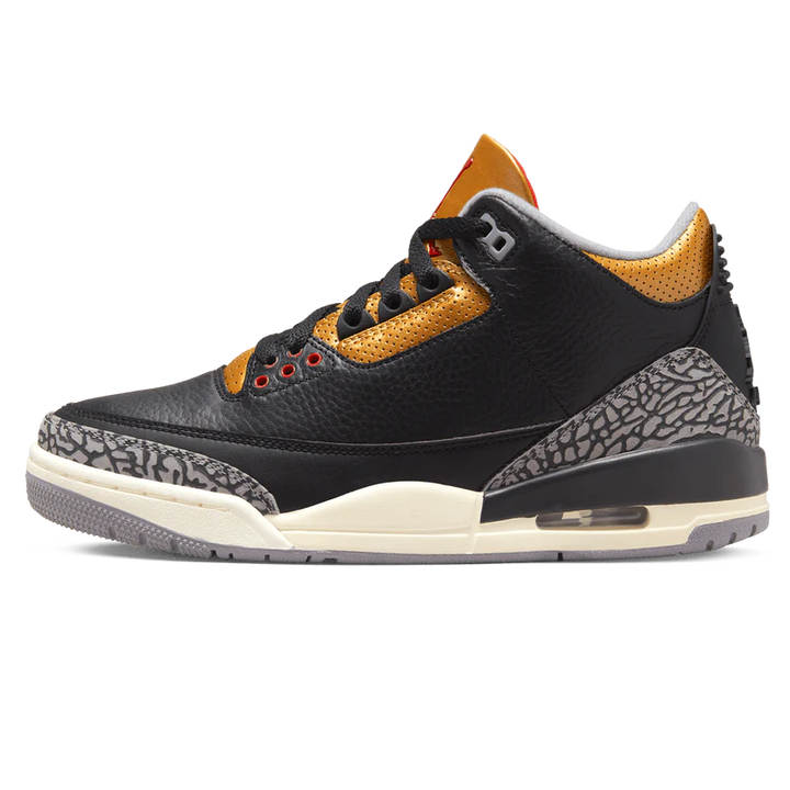 Nike jordan 3 black shop