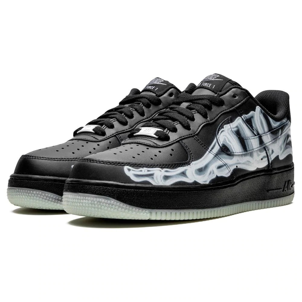Nike Air Force 1 Low 'Black Skeleton Halloween' – SneakerSafe