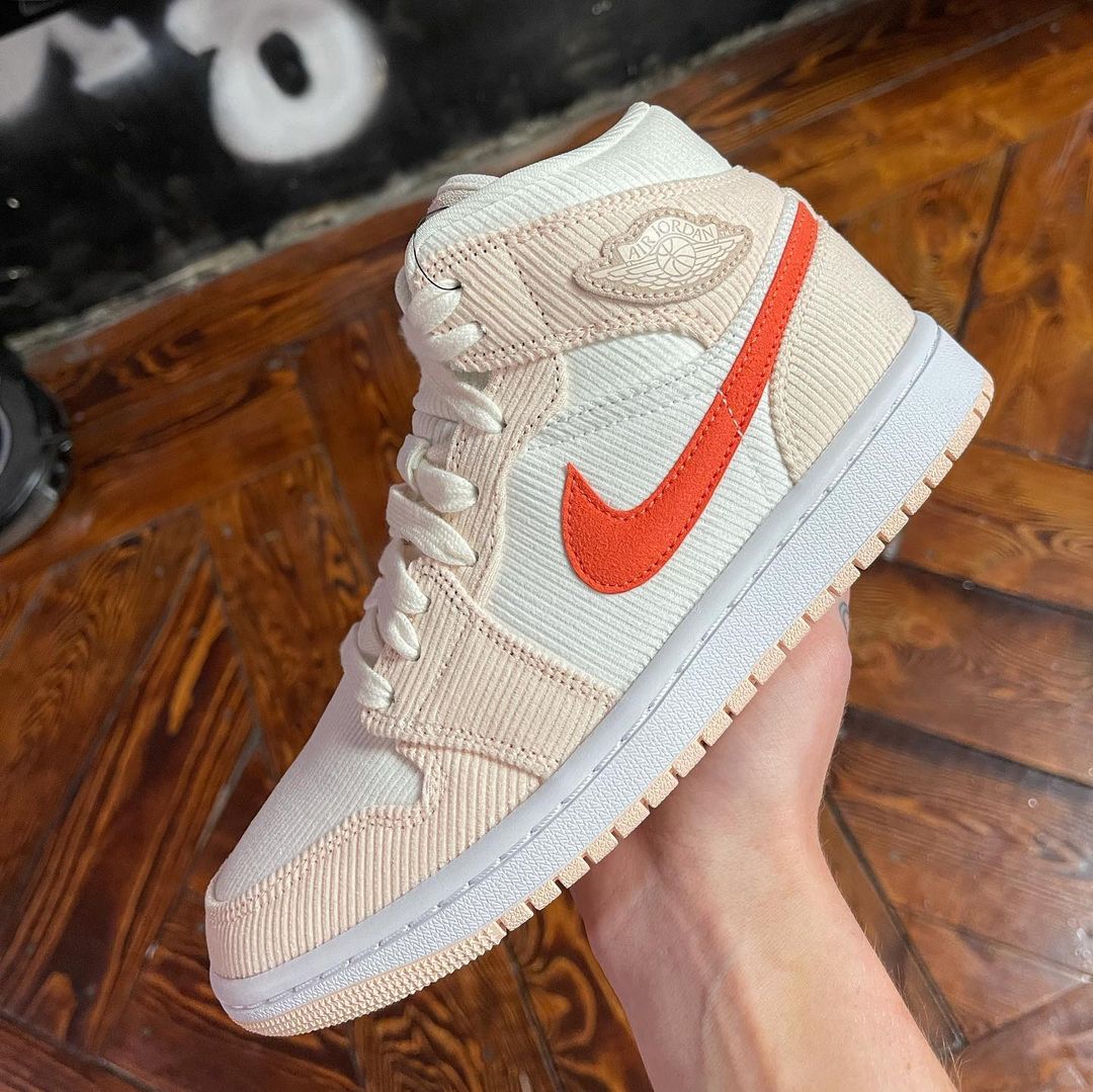 Air Jordan 1 Mid 'Corduroy Sail' – SneakerSafe
