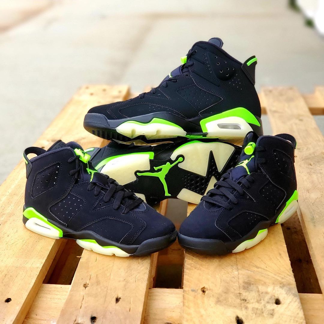 Jordan 6 electric popular green