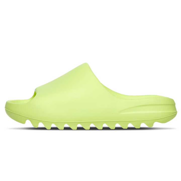 Factory Yeezy slides green glow kids