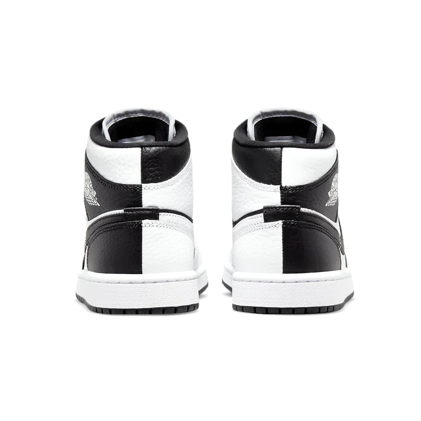 Air Jordan 1 Mid Invert Split Black White SneakerSafe
