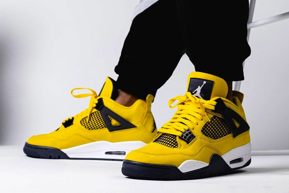 Black and yellow jordans hotsell