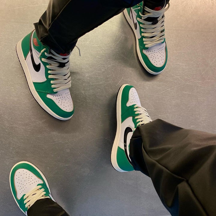 Jordan Retro Lucky Green On Feet Air Jordan High 'Lucky Green