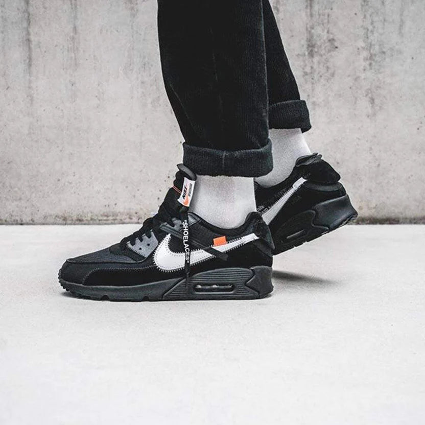 Off white nike black air max best sale