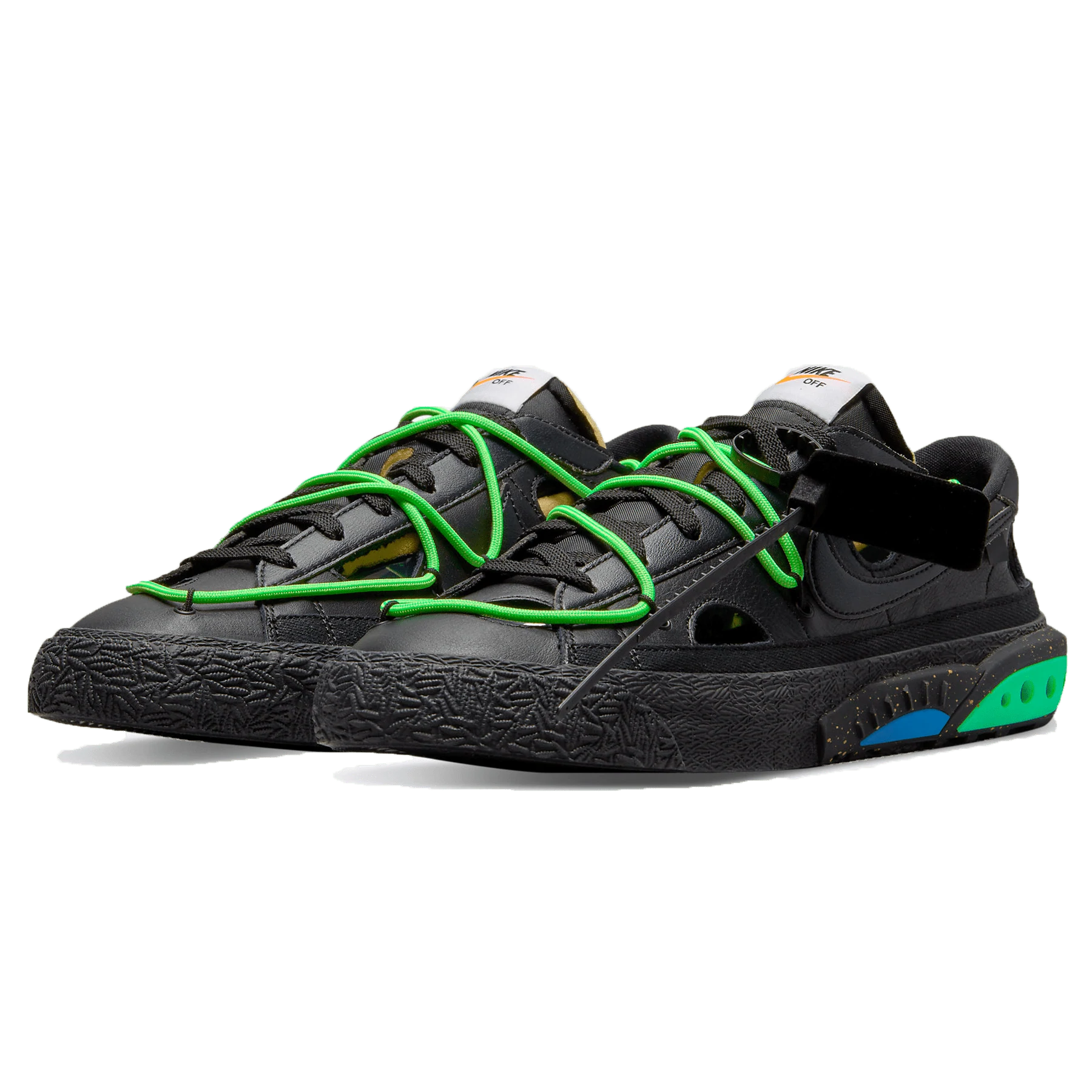 Off white shoes black 2025 nike