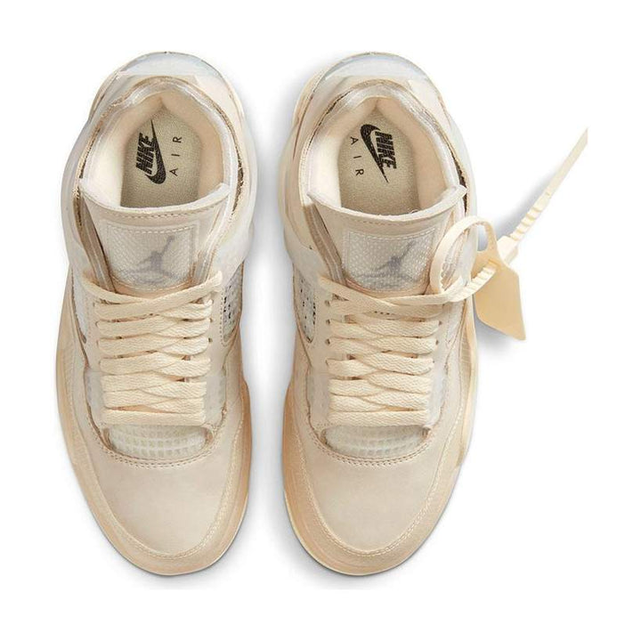 Air Jordan 4 x Off-White 'Sail' – SneakerSafe