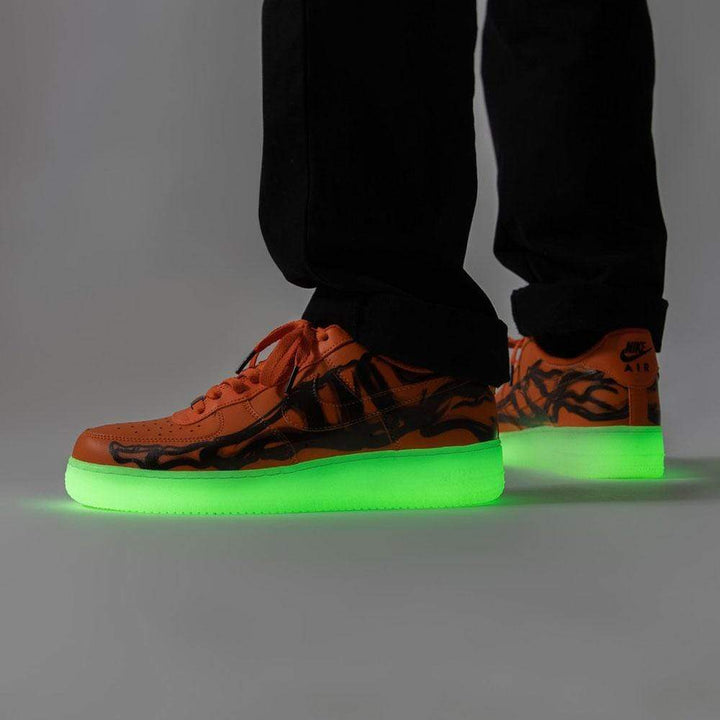airforce 1 orange skeleton