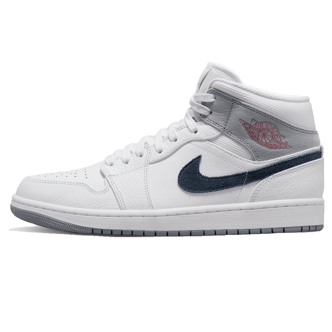 Air Jordan 1 Mid PSG Paris White SneakerSafe