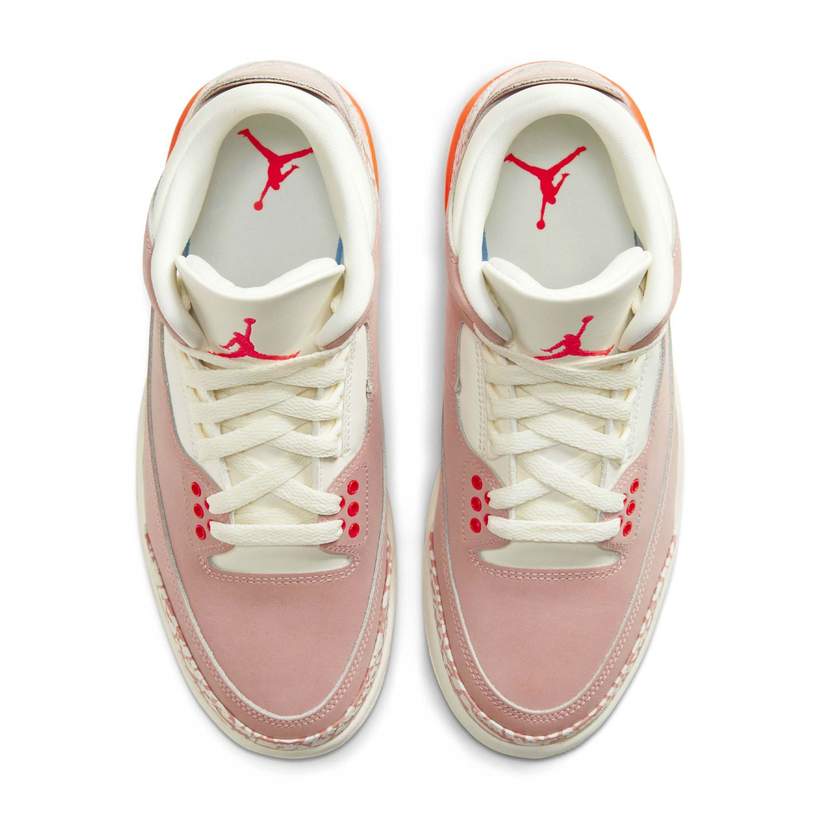 Pink jordan 3s online