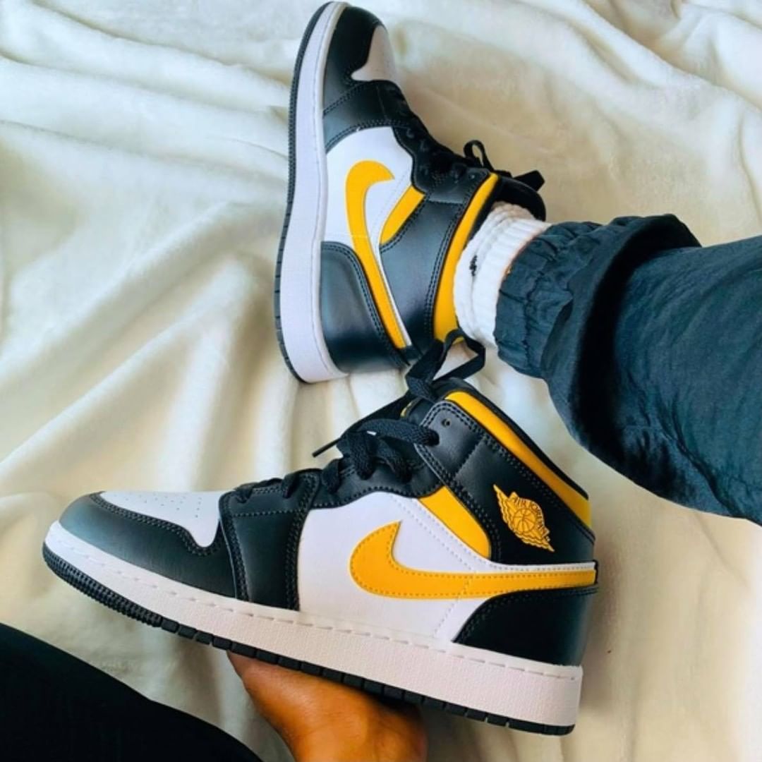 Air Jordan 1 buy Mid GS Pollen Y7/W8.5