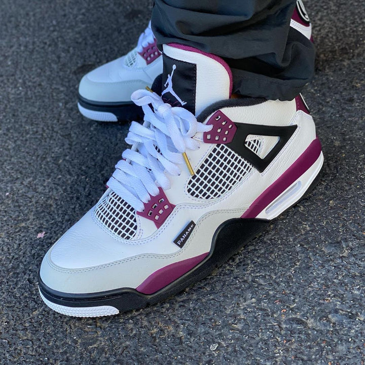 Air Jordan 4 Retro PSG ホワイト/バーガンディ Air Jordan 4 x PSG 'Bordeaux' – SneakerSafe