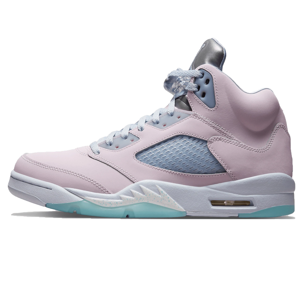 Pink white grey jordans shop