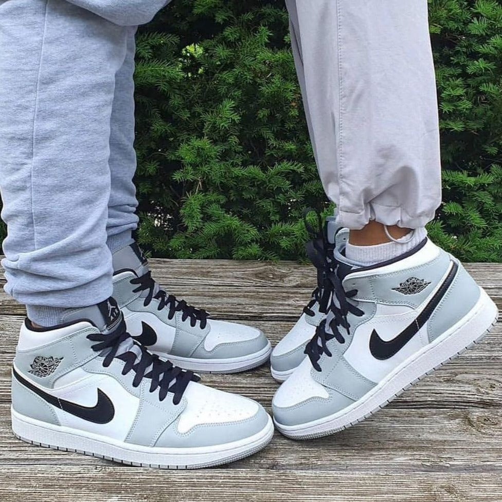 Mid Smoke Jordan Low Light Smoke Grey On Feet Jordan Mid Light