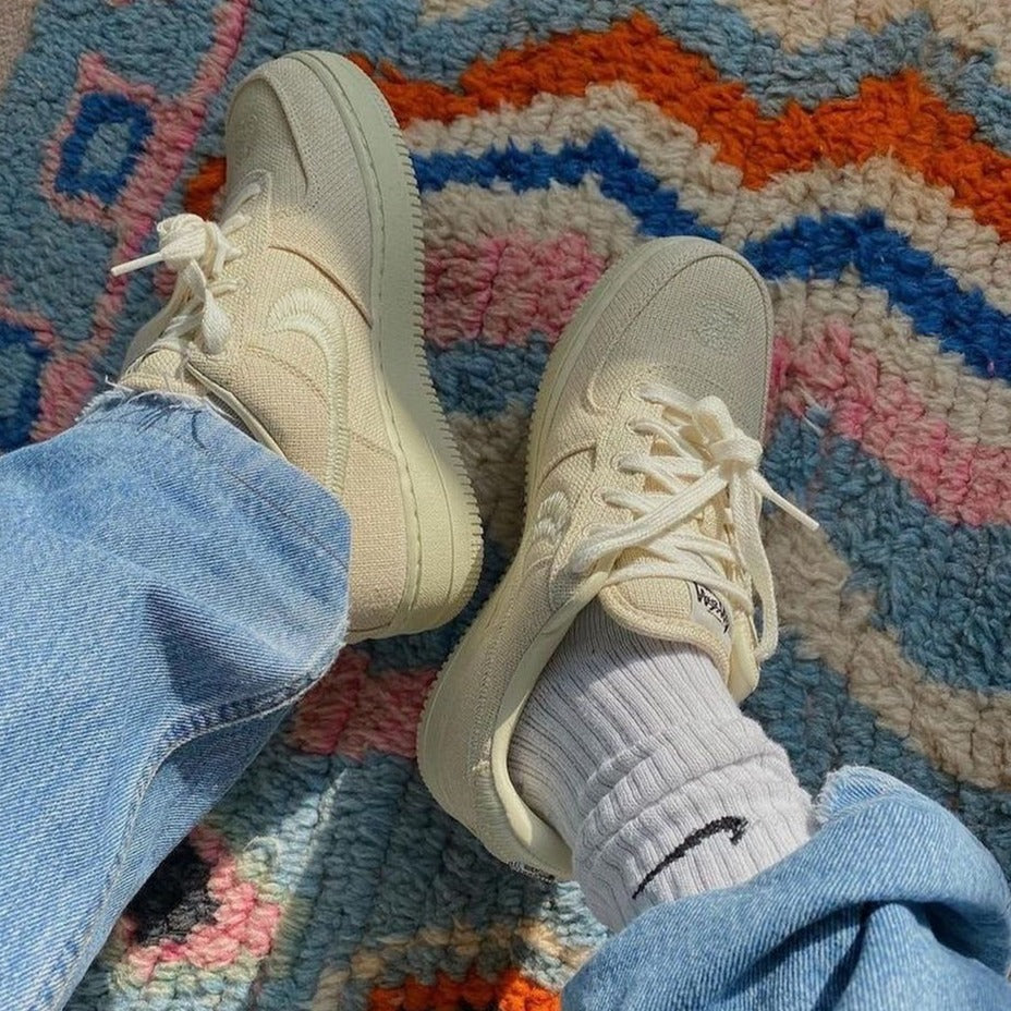 Mid Fossil Stone Nike Stussy Fossil Af1 Nike X Stussy Air Force