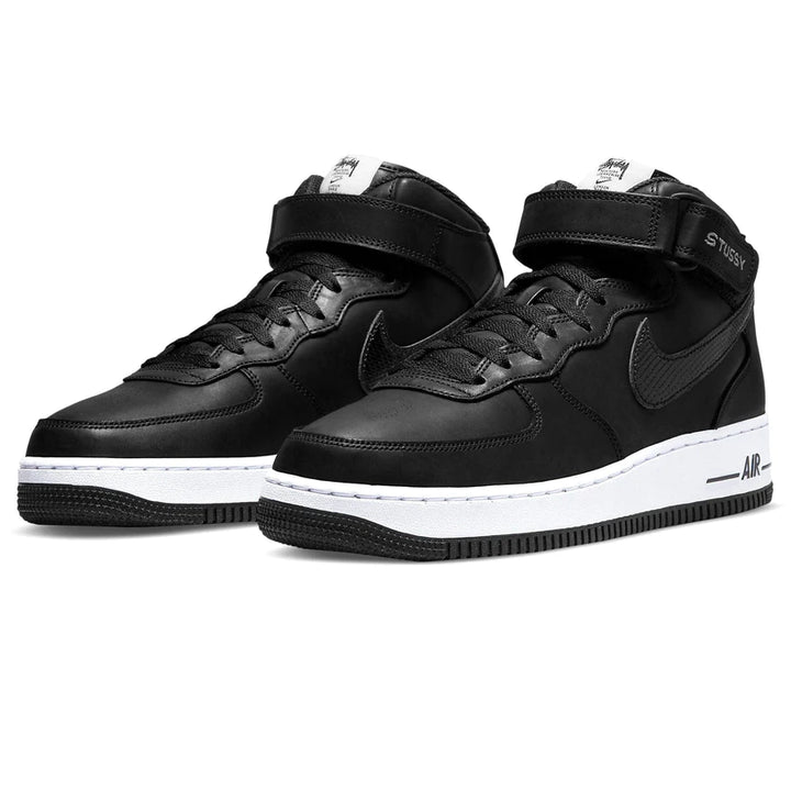 All black air force 1 mid shops