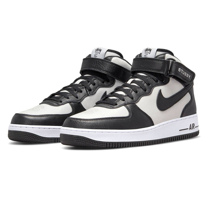 Nike x Stussy Air Force 1 Mid 'Light Bone Grey Black' – SneakerSafe