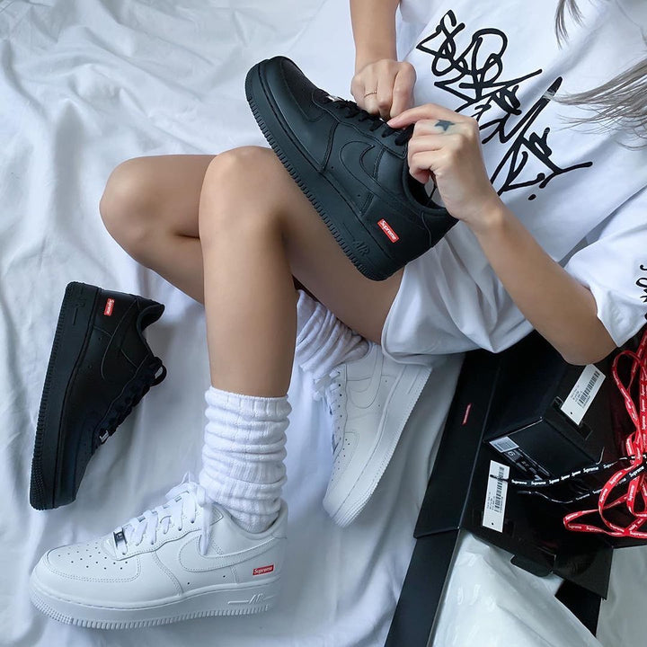 Nike x Supreme Air Force 1 Low Black SneakerSafe