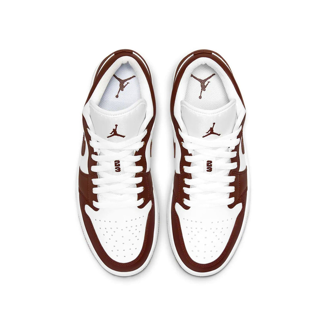 wmns air jordan 1 low team red