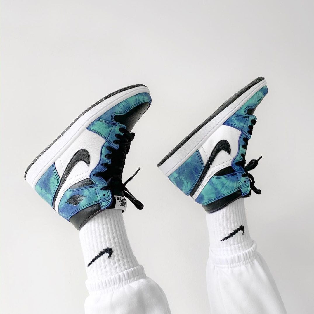 Tye Dye Blue Tie Dye Air Jordans Nike Air Jordan Retro High Tie