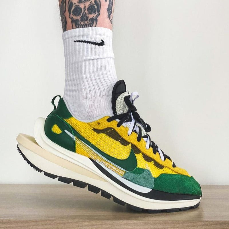 Nike x Sacai Vaporwaffle Tour Yellow Stadium Green