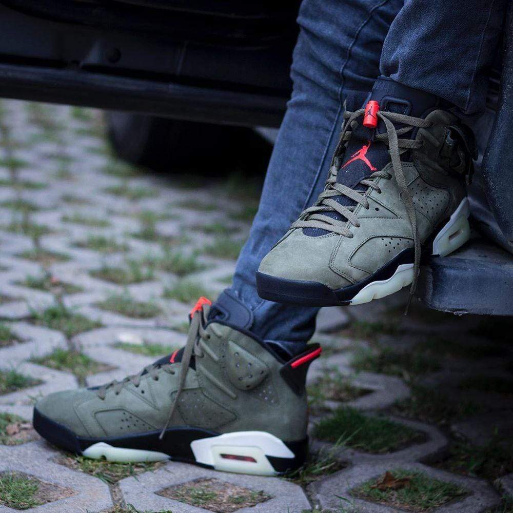 Air Jordan x Travis Scott 'Green Olive' – SneakerSafe