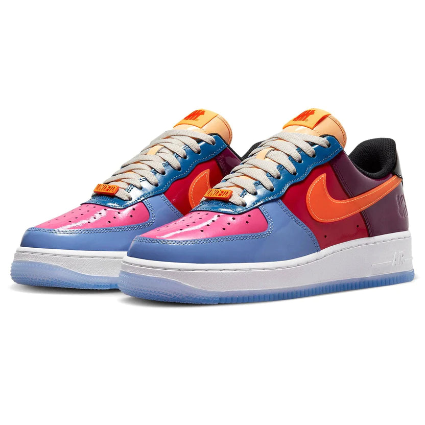 Orange and blue nike air force 1 online