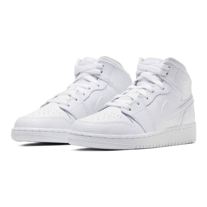 Mens 9.5 Nike authentic Air Jordabln 1 Low Triple White