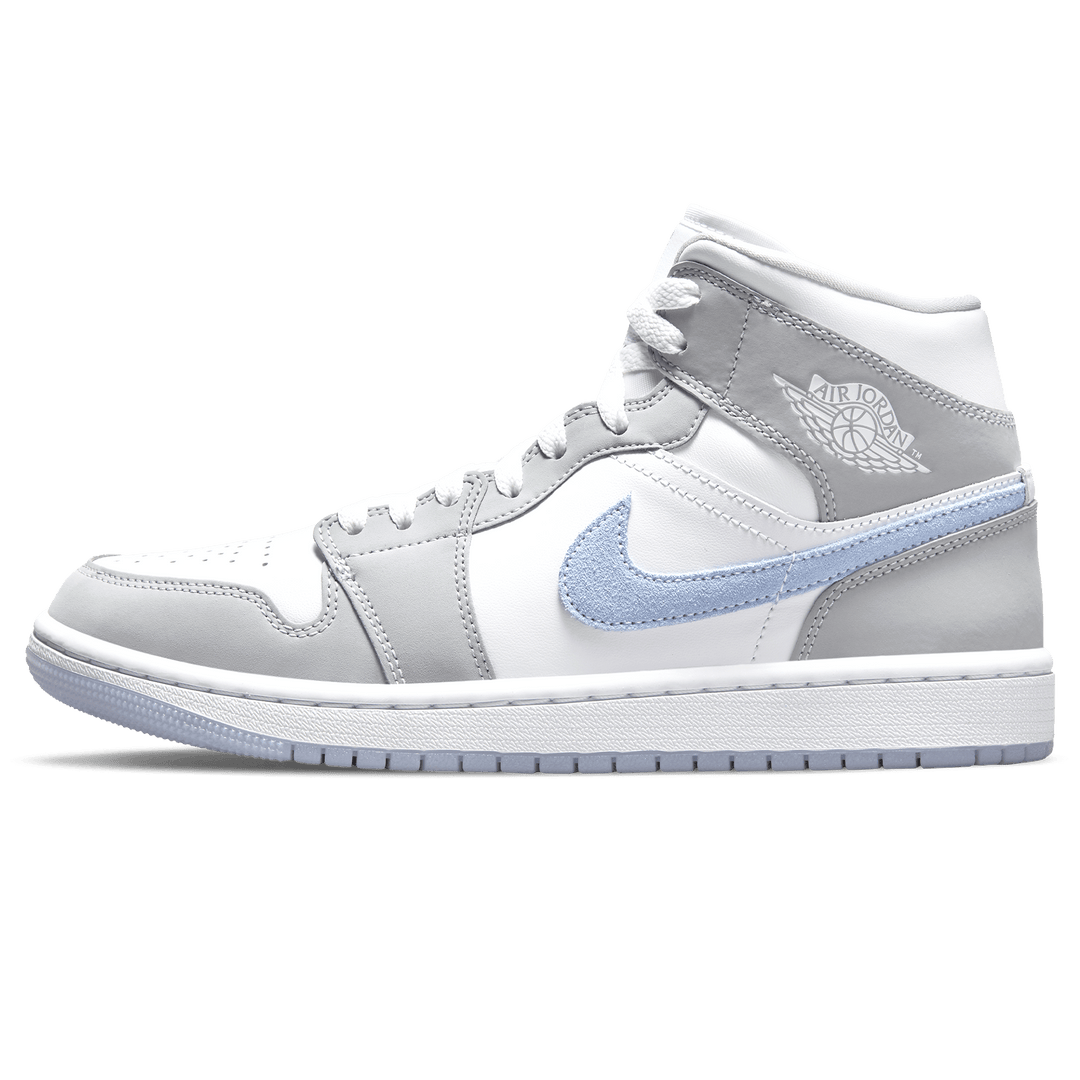 Air Jordan 1 Mid Wolf Grey Aluminium SneakerSafe